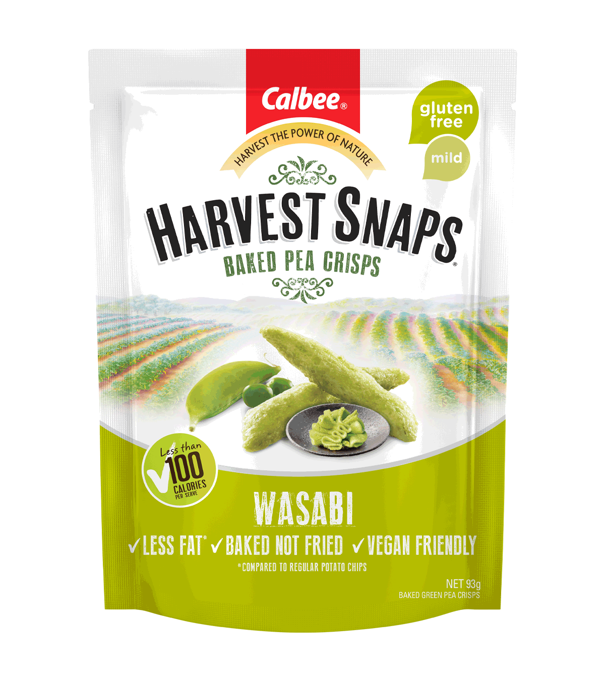 Harvest Snaps Wasabi 93g